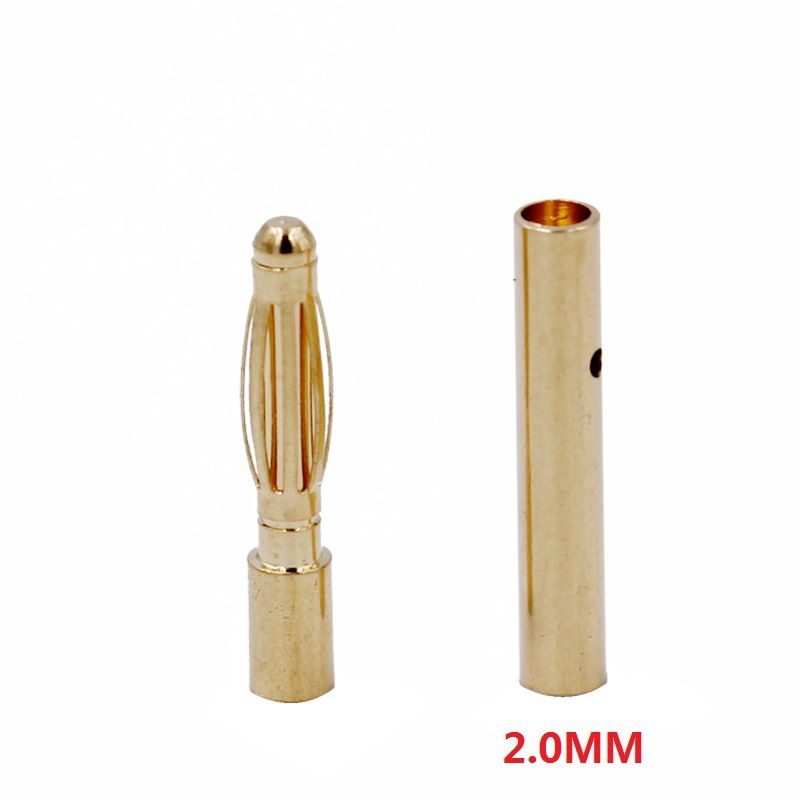 2.0mm-es bullet csatlakozó 1 pár